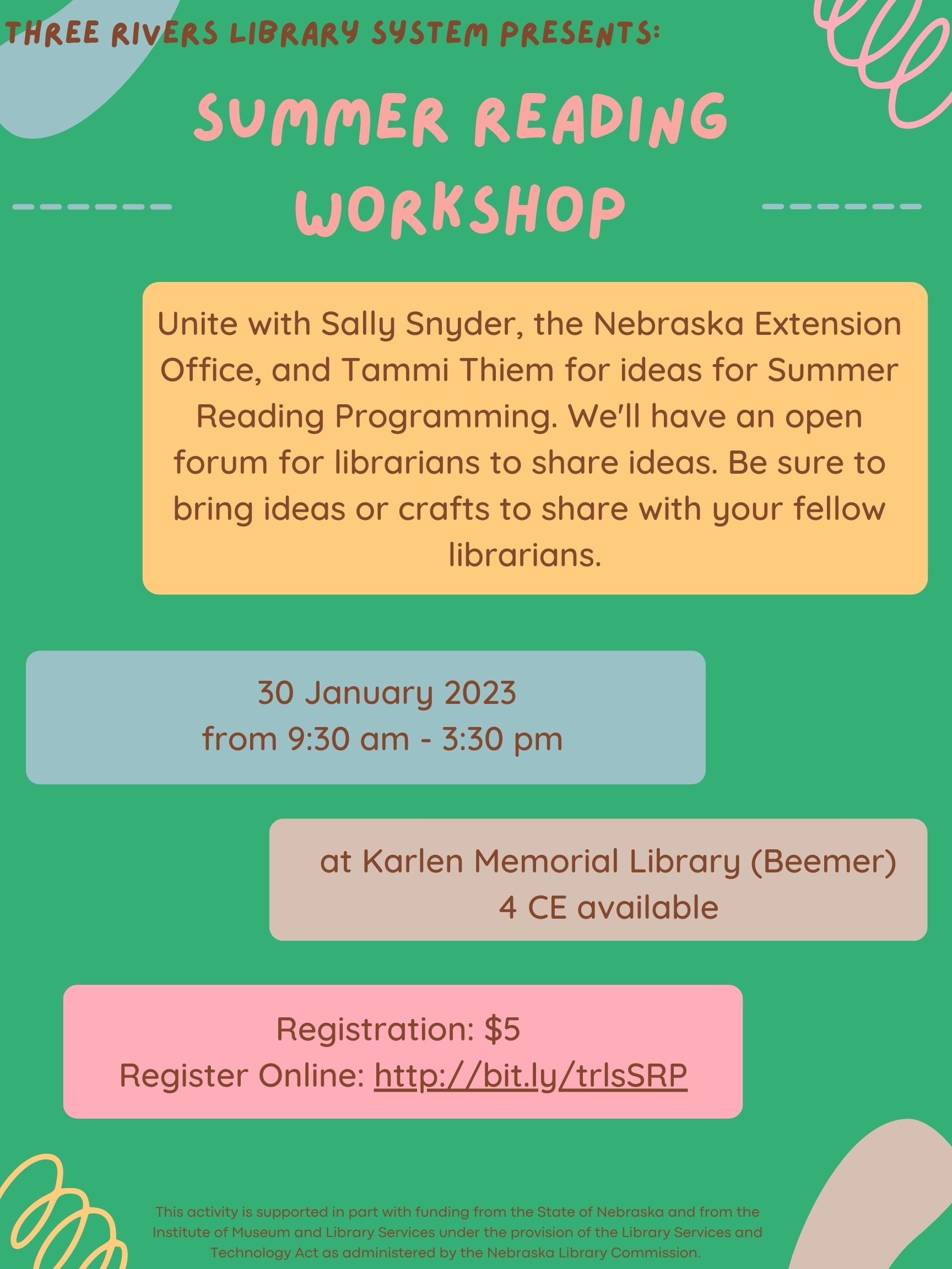 2023 Summer Reading Three Rivers Library System