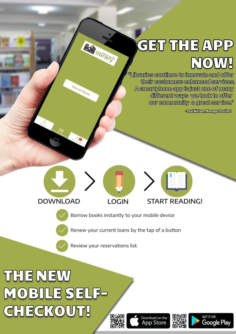 Mobile SelfCheckout App for Smart Devices » City of Albany Library