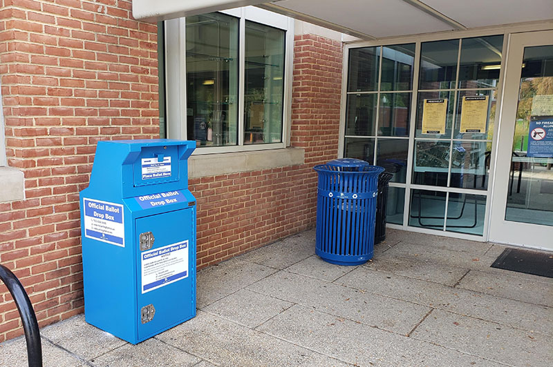 Ballot Drop Locations at the Library