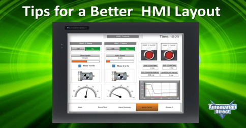 Tips for a Better HMI Layout | Library.AutomationDirect.com