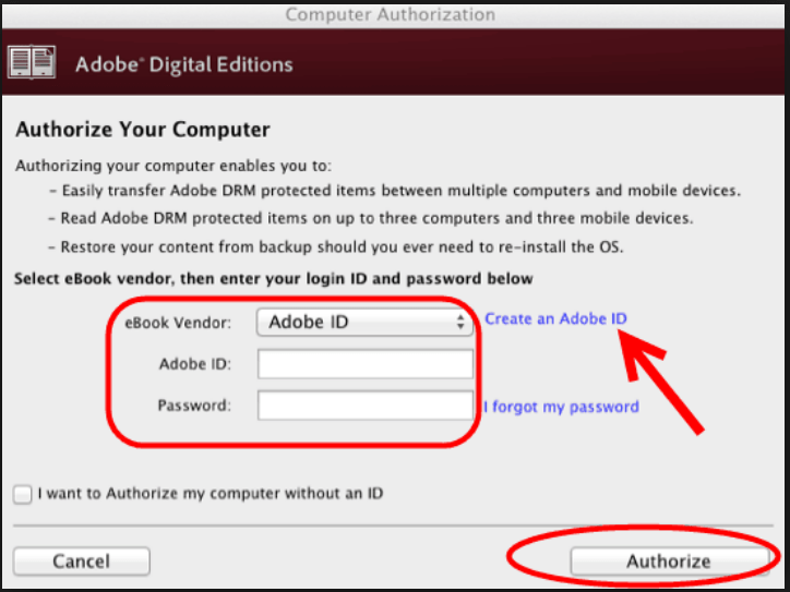 Change Default Folder Adobe Digital Editions
