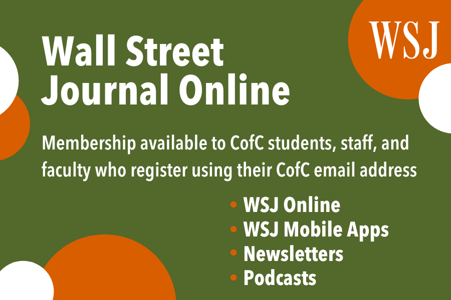Wall Street Journal Online College of Charleston Libraries