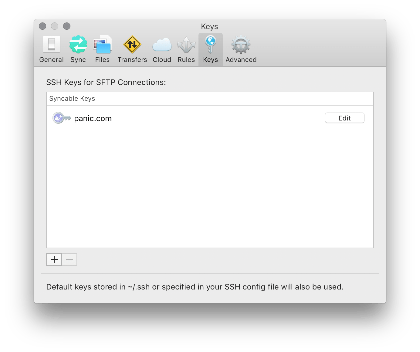 All about SFTP in Transmit 5