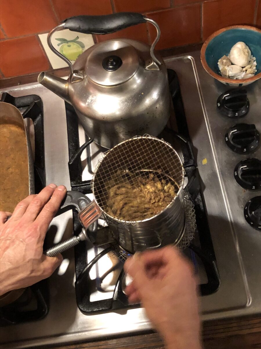 David Almond's DIY Flour Sifter Coffee Roaster Sweet Maria's Coffee