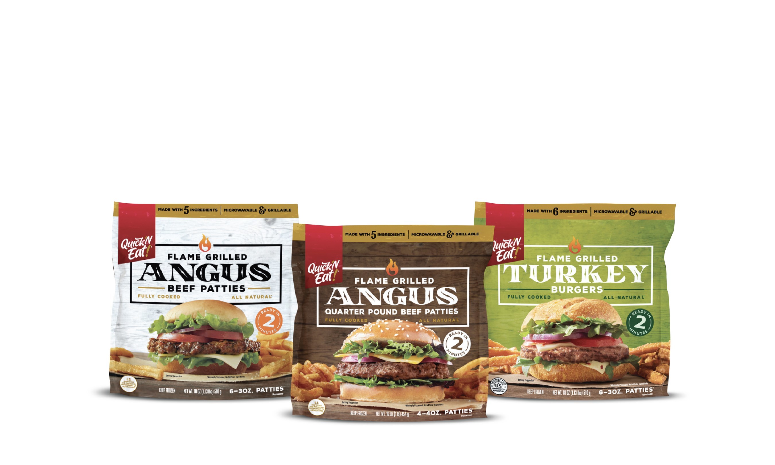 Quick N Eat Angus Beef Patties and New Burger Product Lines Now Sold in