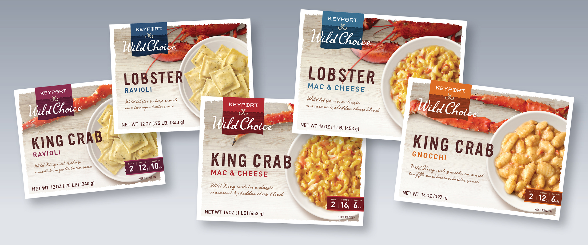 Keyport Adds to its Wild Choice Frozen Entrée Line with King Crab