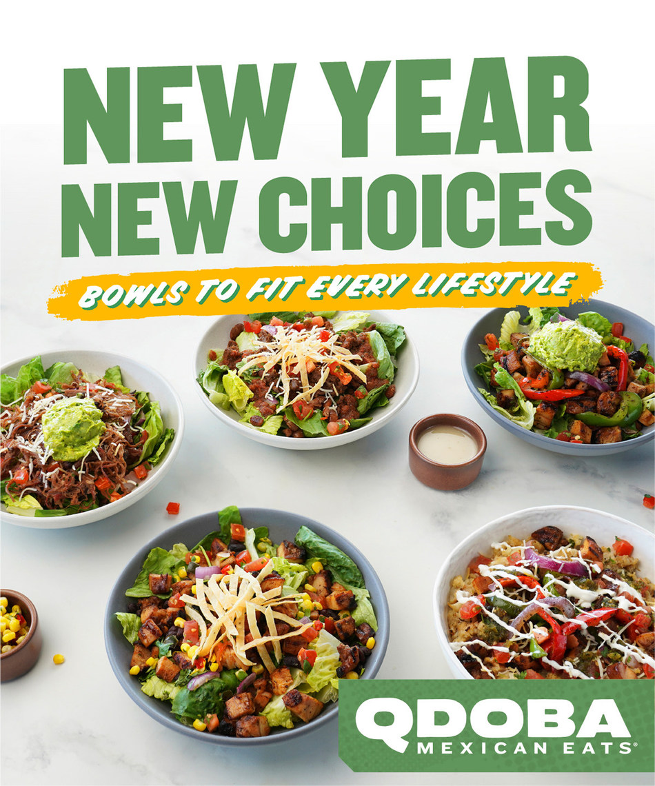 QDOBA Launches New HealthConscious Menu Offerings