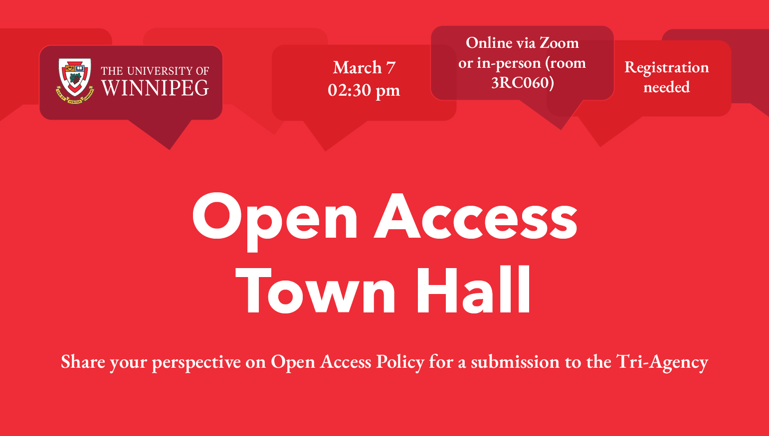 Open Access Town Hall Library The University of Winnipeg