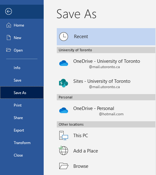 Using Microsoft Word (Office 365 Edition) Technology Library
