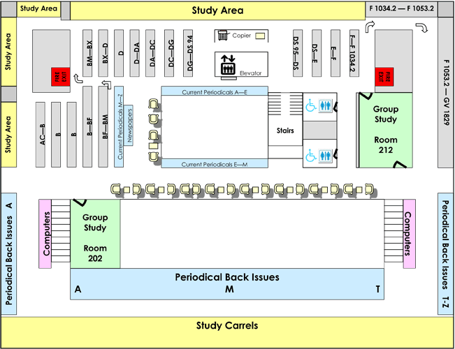 Library Floor Plans About Us E.J. Pratt Library
