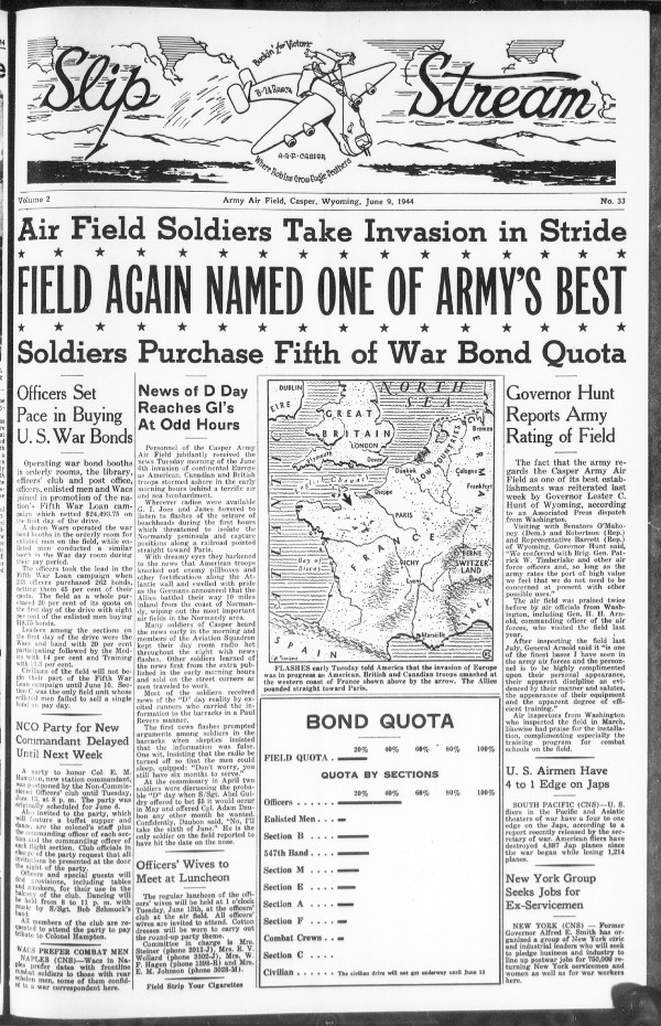 DDay in Wyoming Newspapers Wyoming State Library