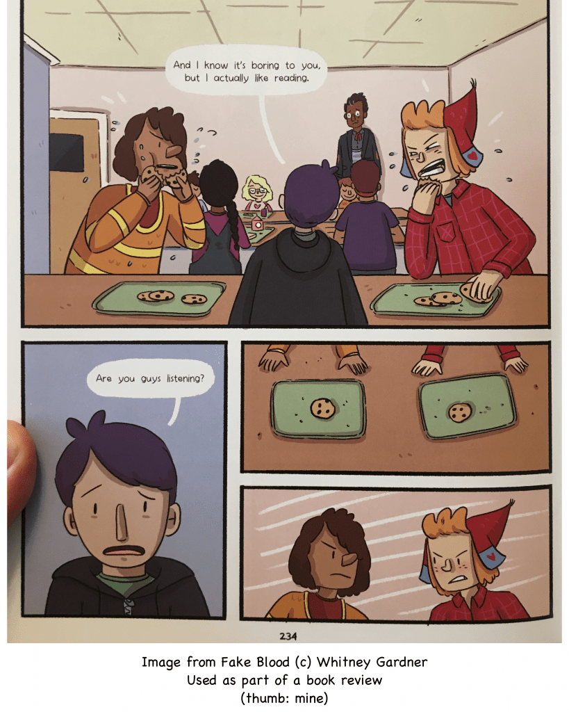 Graphic Novel Review Fake Blood