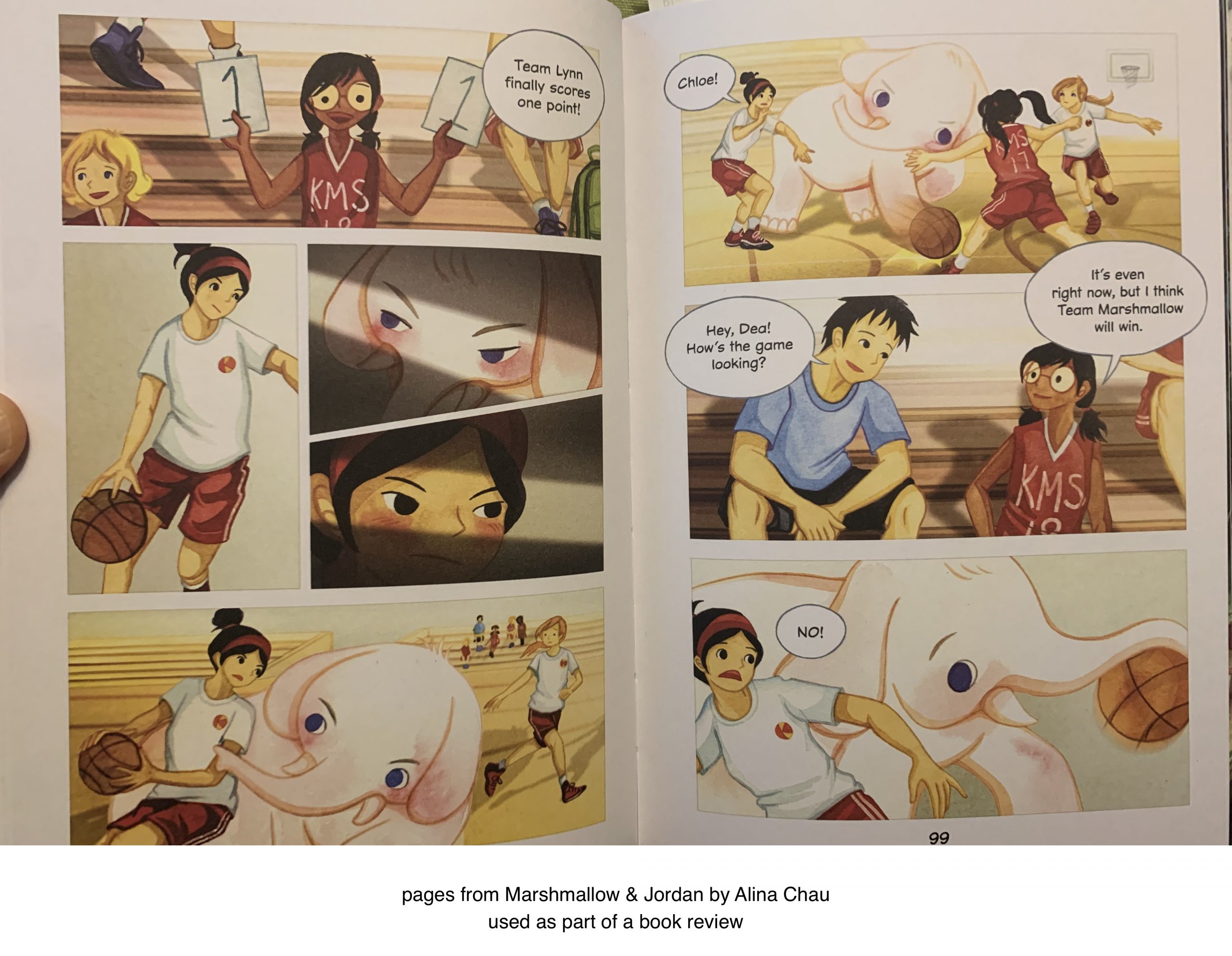 Graphic Novel Review Marshmallow & Jordan by Alina Chau