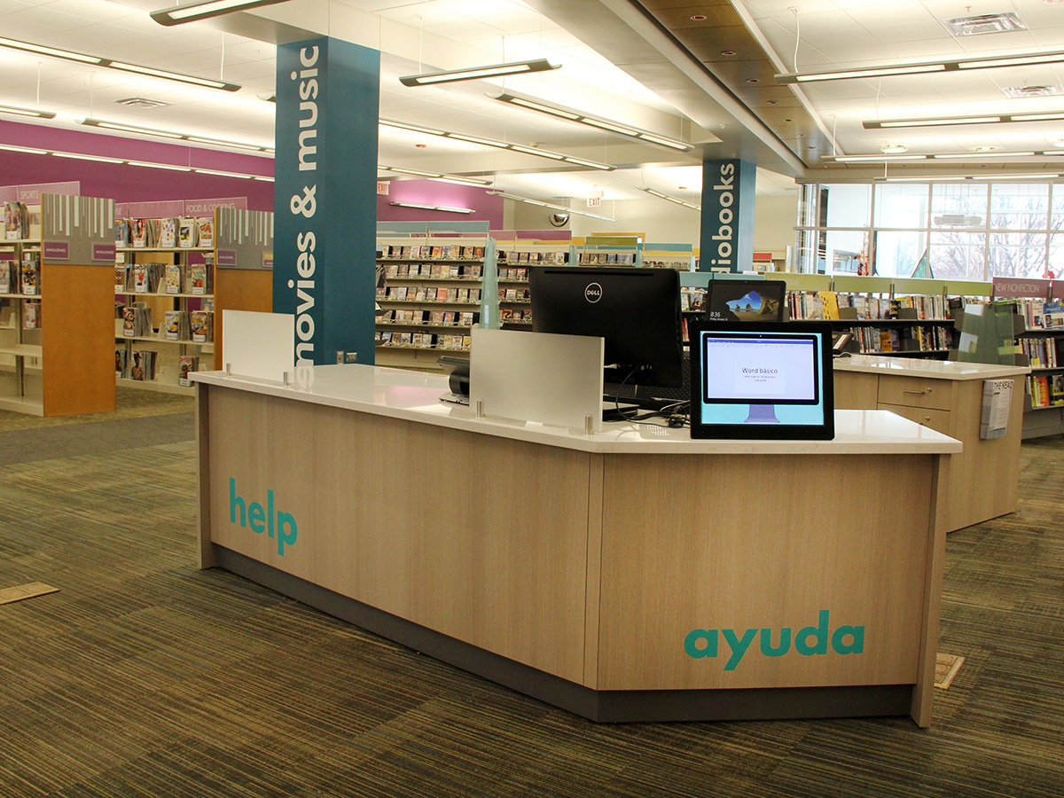 Addison Service Desk Library Furniture International