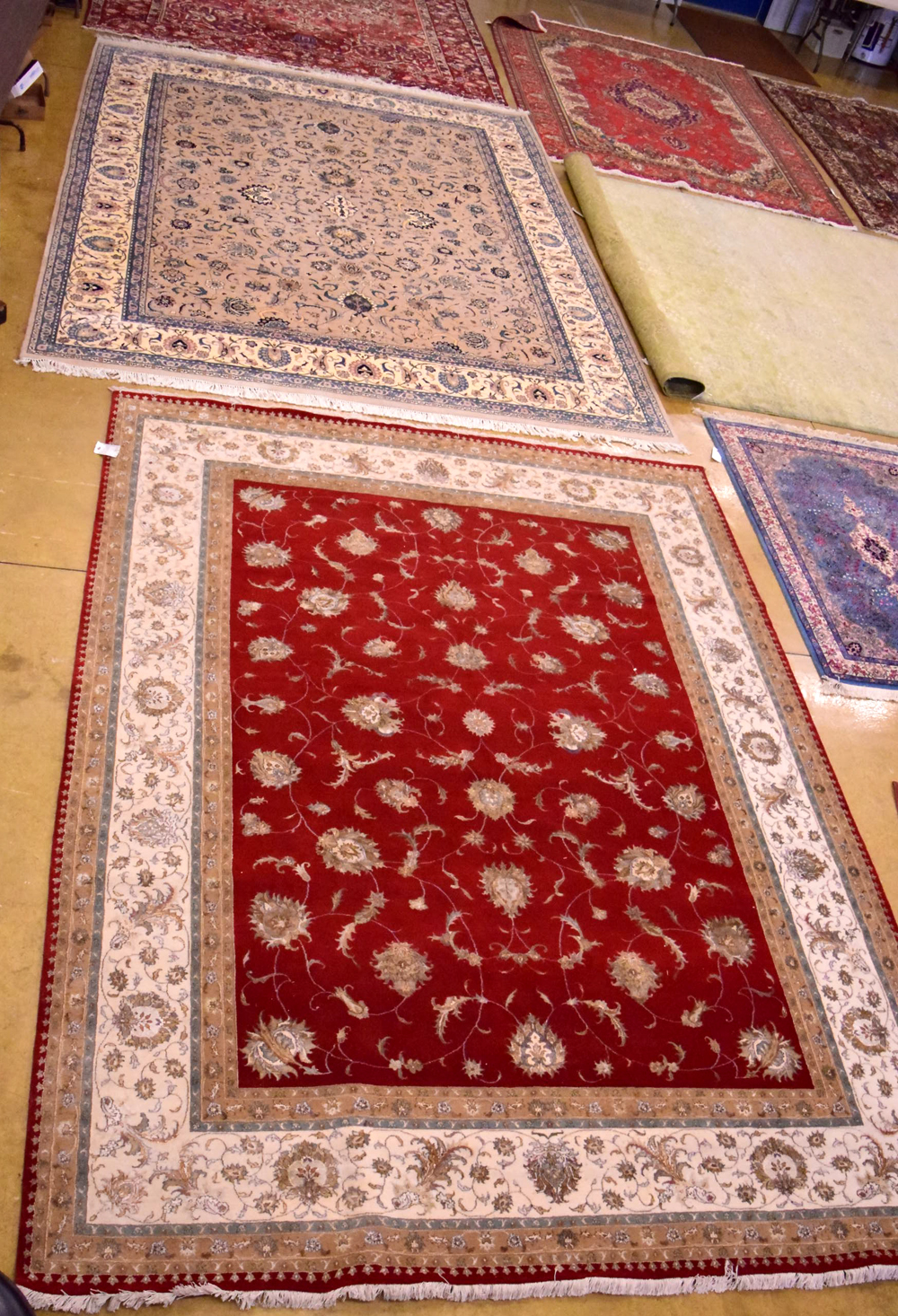 Genuine Hand Woven Oriental rug used Library House Gallery