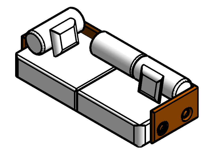 Modern Couch In Revit Free Download! (276.00 KB) Library Revit