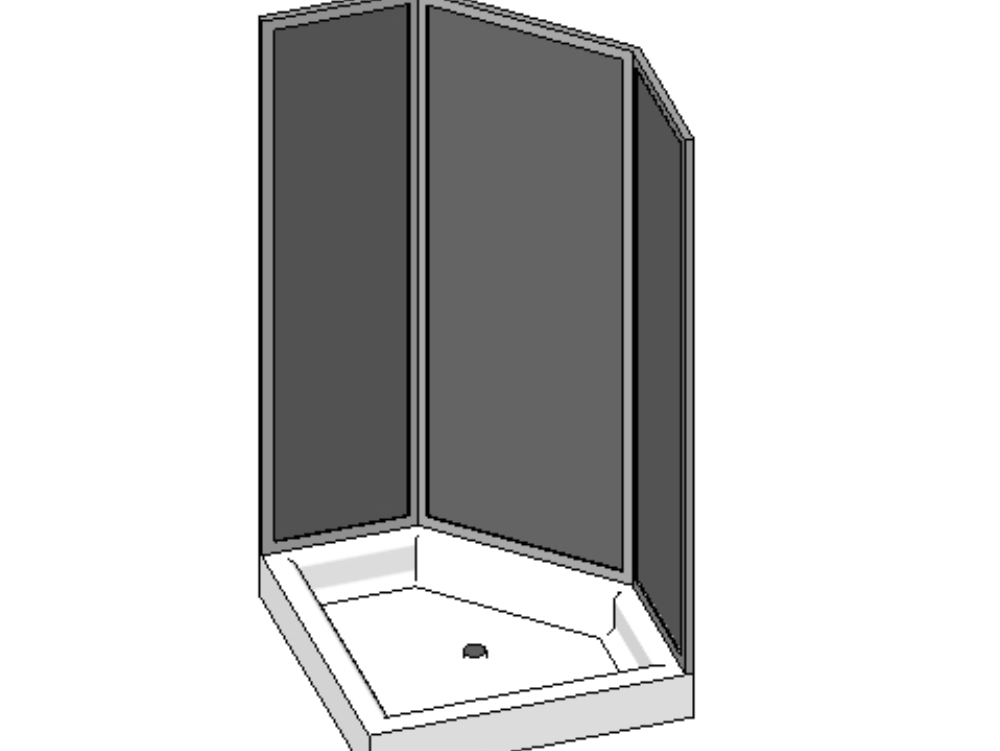Corner Shower Made In Revit In Revit Free Download! (152.47 KB