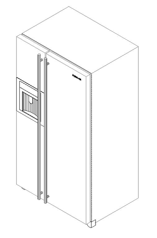 Refrigerator In Revit Free Download! (201.72 KB) Library Revit