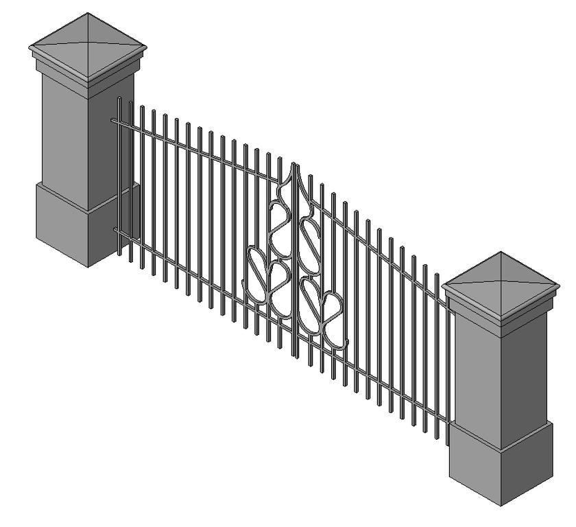 Revit Families & BIM Objects Of Gates ¡Free Download!