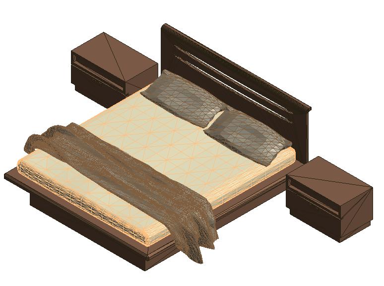 Bed In Revit Library Revit Free Download!