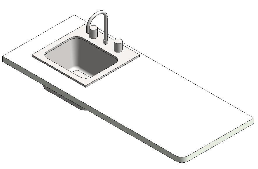 Countertop Small Sink In Revit Free Download! (559.29 KB) Library Revit