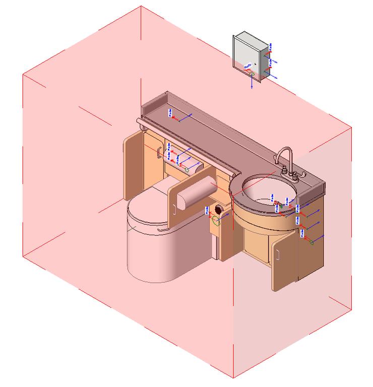 Public Bathroom In Revit Library Revit