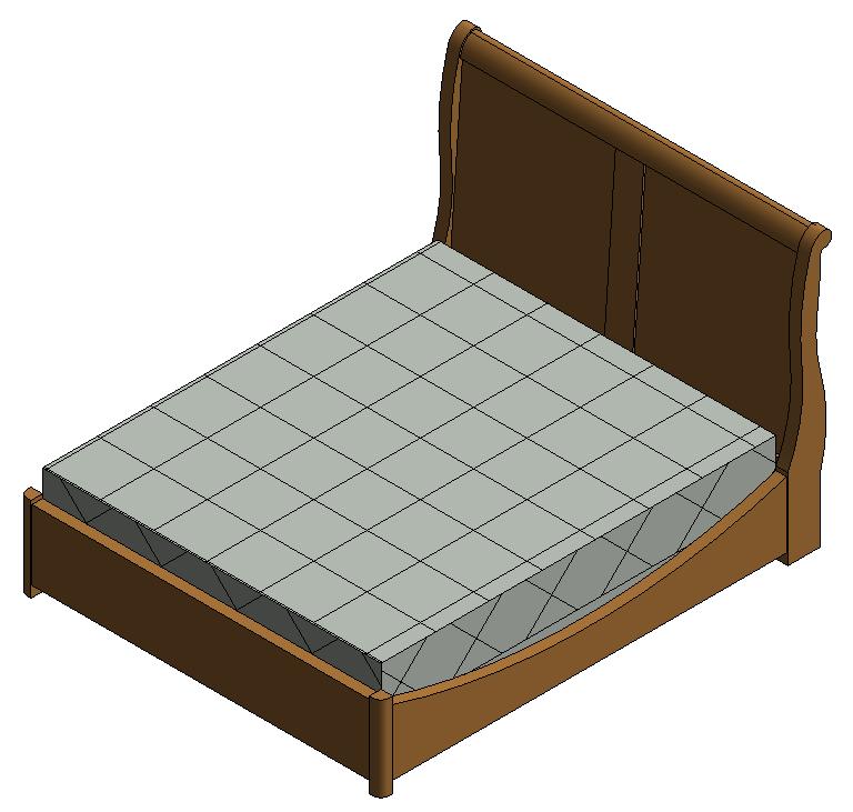 Queen And King Size Bed In Revit Library Revit
