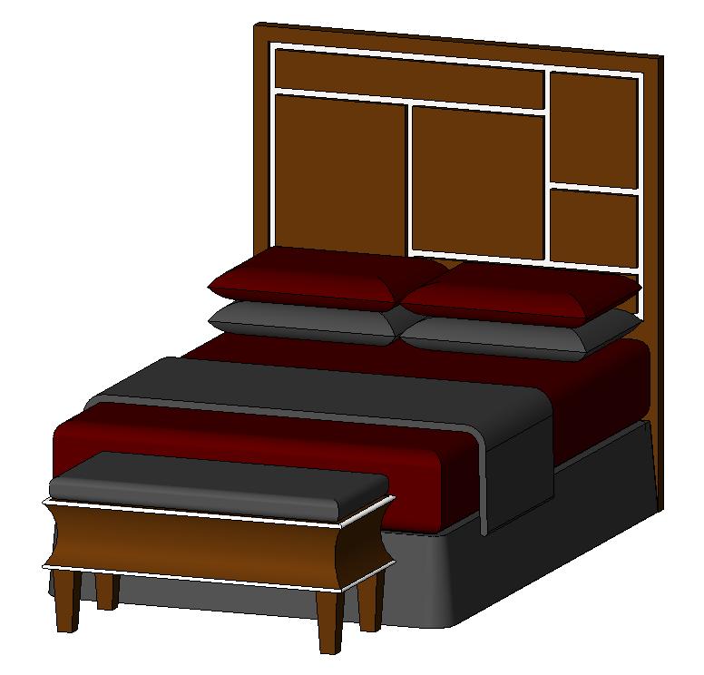 Bed In Revit Free Download! (346.23 KB) Library Revit