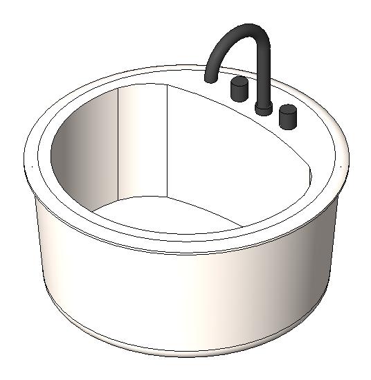 Small Corner Sink In Revit Library Revit