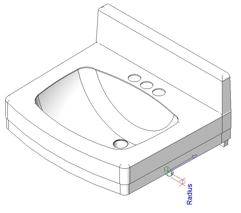 Small Corner Sink In Revit Library Revit