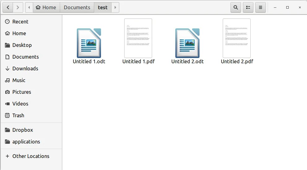 Batch Convert Writer Documents to PDF in LibreOffice
