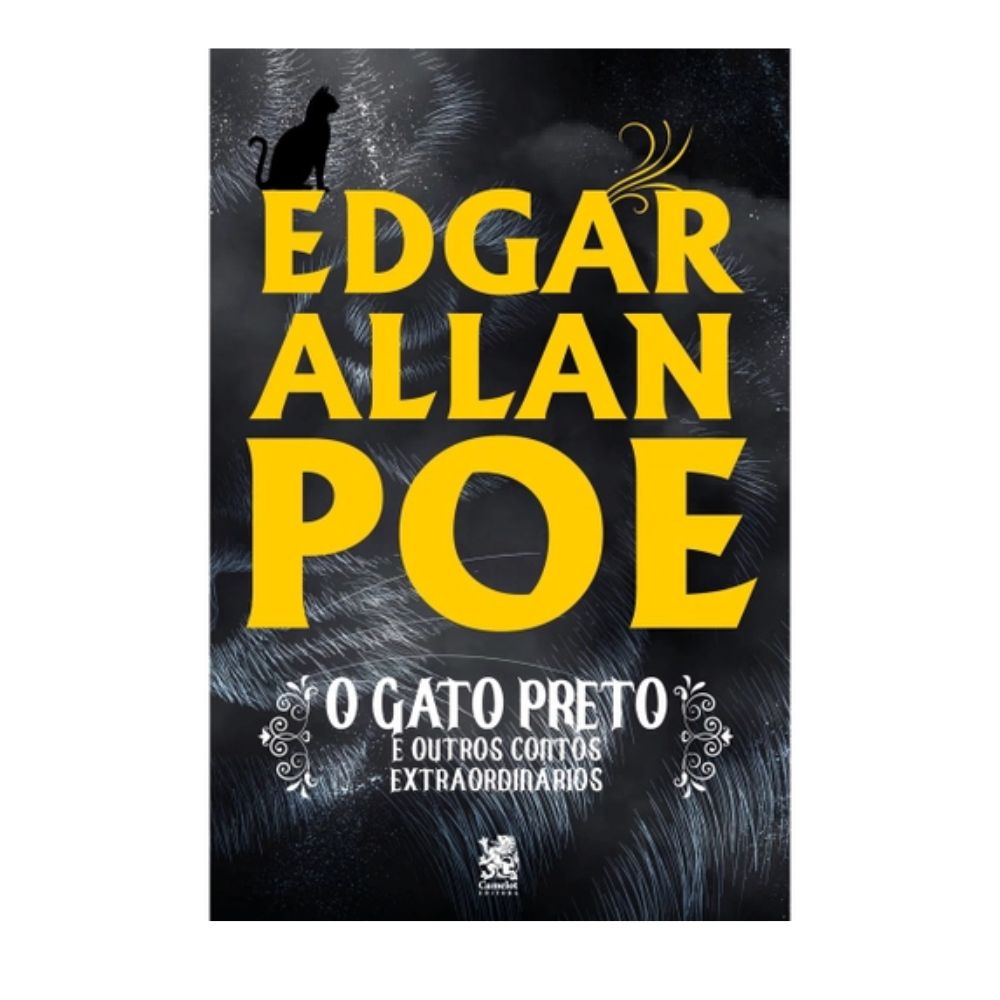 O Gato Preto Edgar Allan Poe Capa Comun Acabamento Brochura