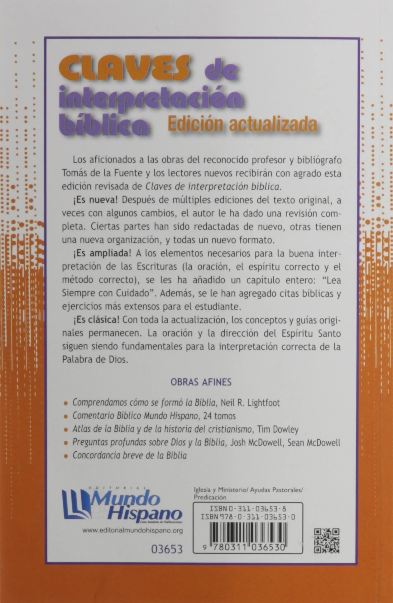 CLAVES DE INTERPRETACIÓN BÍBLICA EDICIÓN ACTUALIZADA Librería CDA