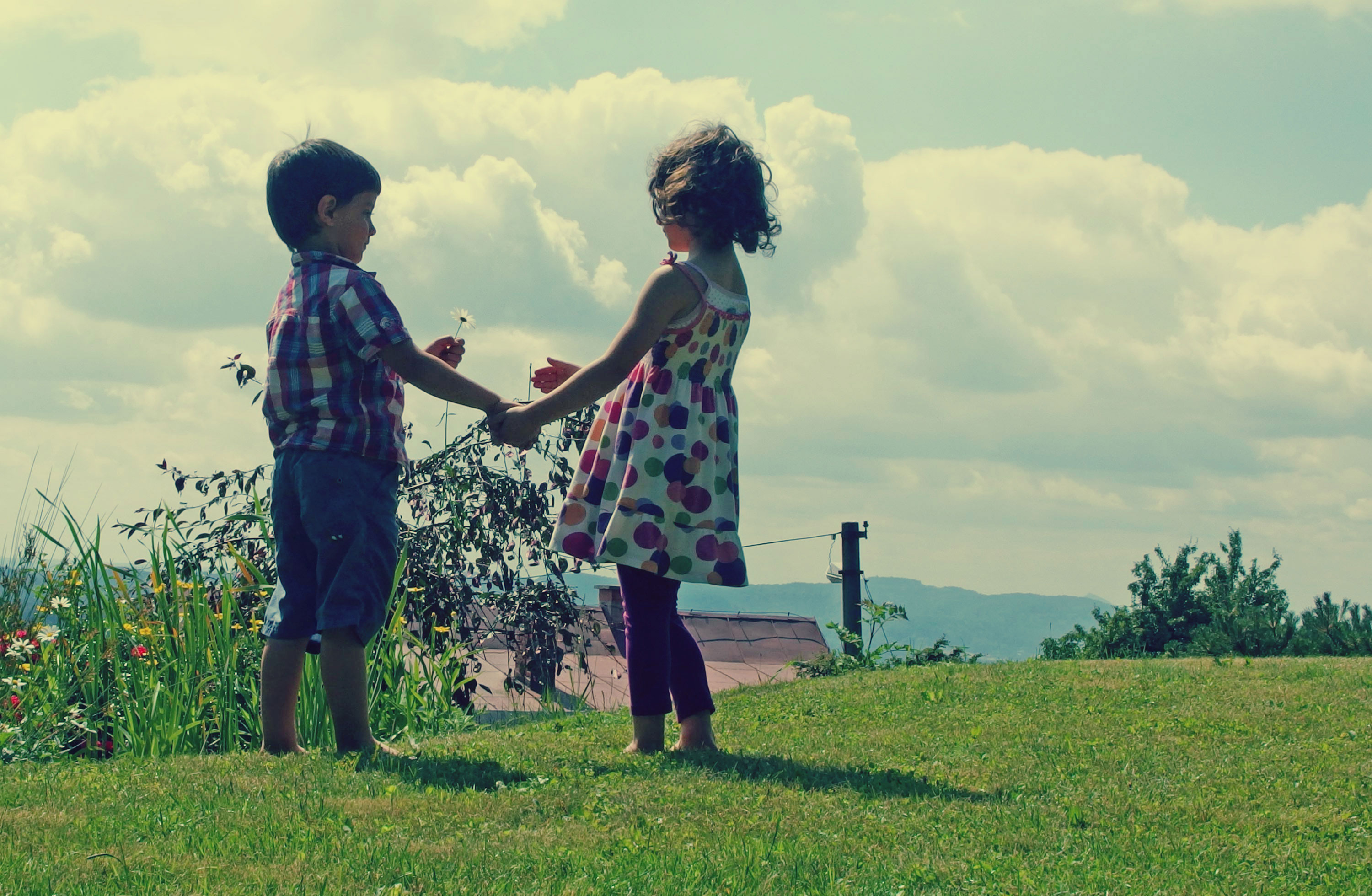 FREE IMAGE: Childhood Friends | Libreshot Public Domain Photos