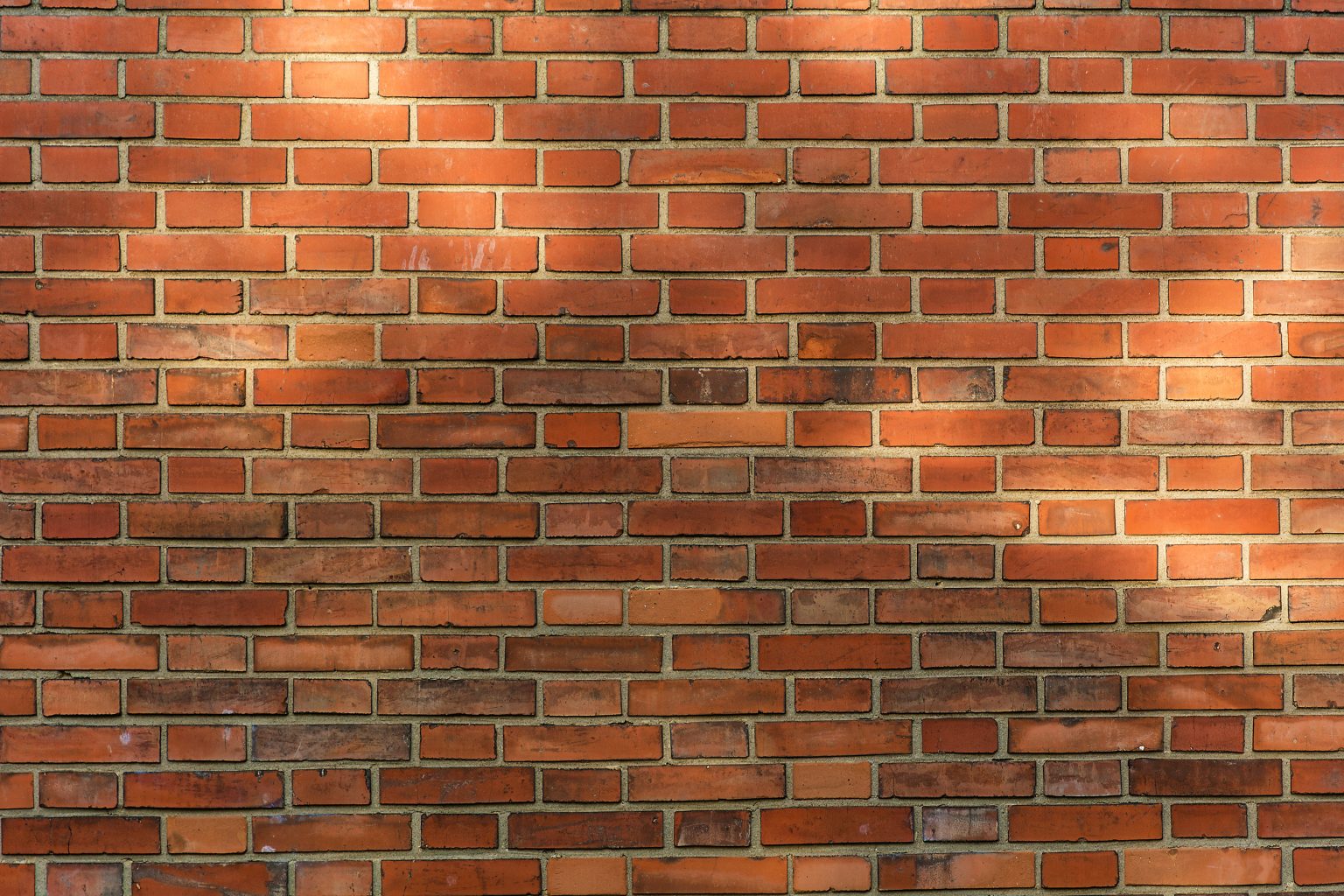 Orange Brick Wall Pattern Copyrightfree photo (by M. Vorel) LibreShot