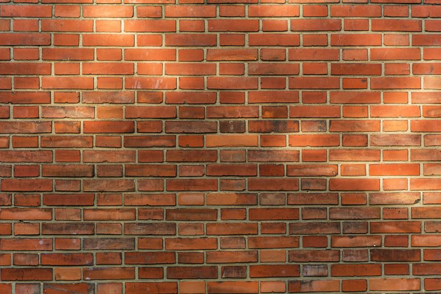 Orange Brick Wall Pattern Copyrightfree photo (by M. Vorel) LibreShot