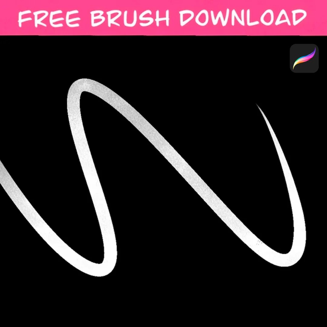 Free Tapered Lining Brush for Procreate LIBRIUM