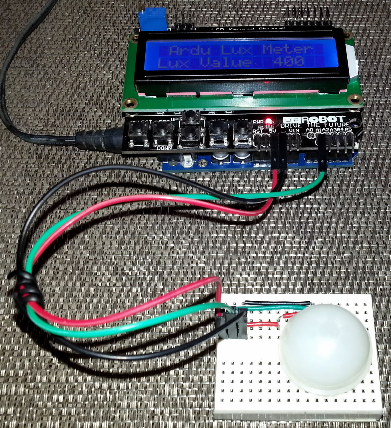 verhungert Rand Sich unterhalten arduino lux meter Ventil Antworten