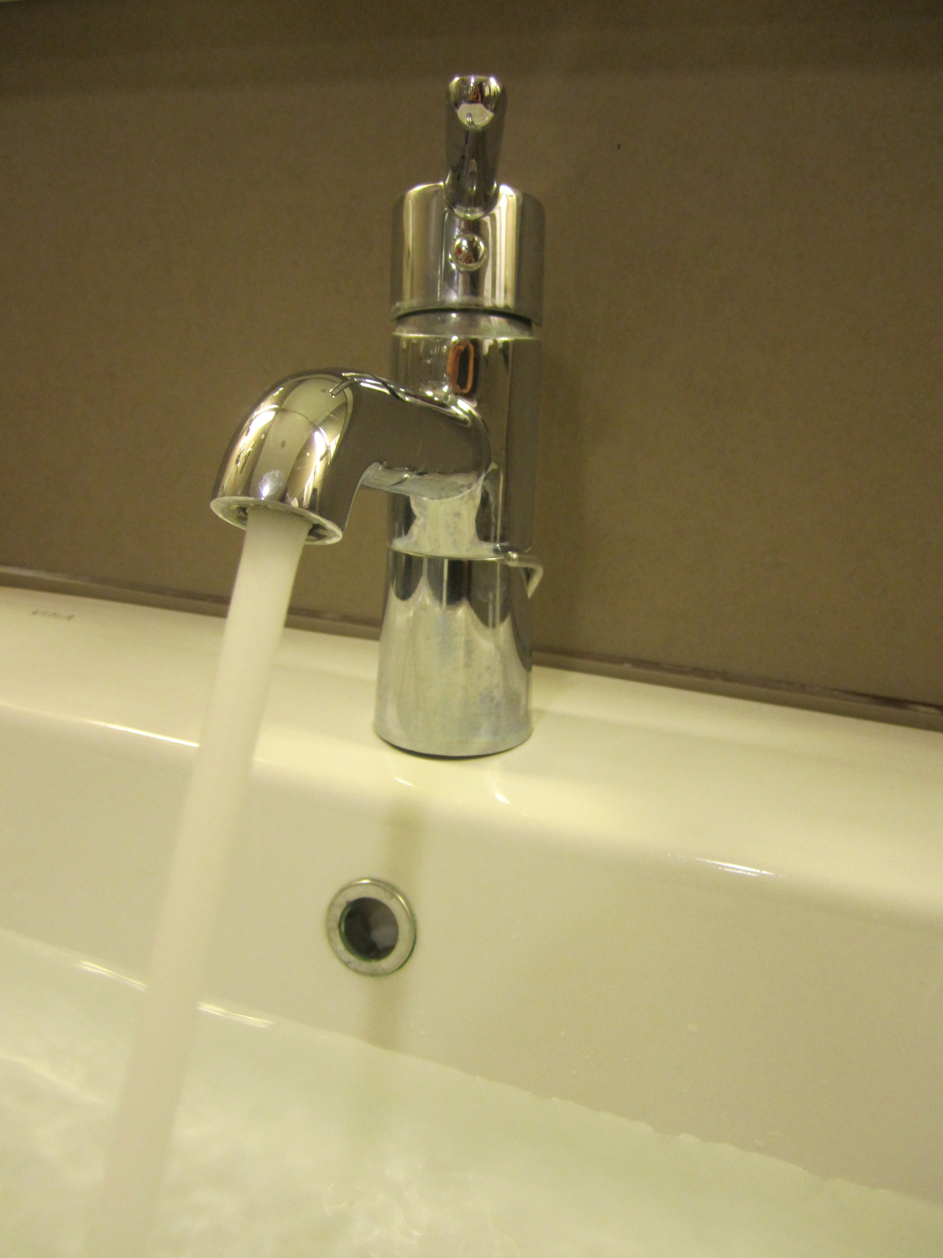 Running water coming back to a tap near you