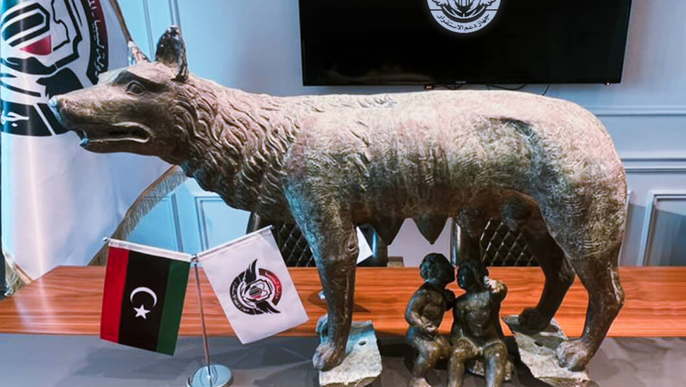 "Capitoline Wolf" artifact recovered by Libyan Stability Support