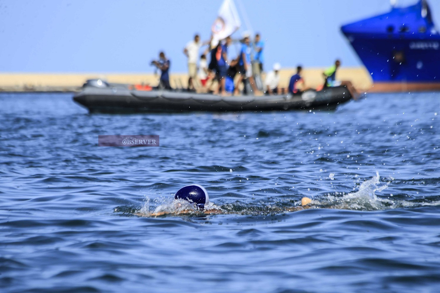 Tripoli Open Water Swimming The Libya Observer