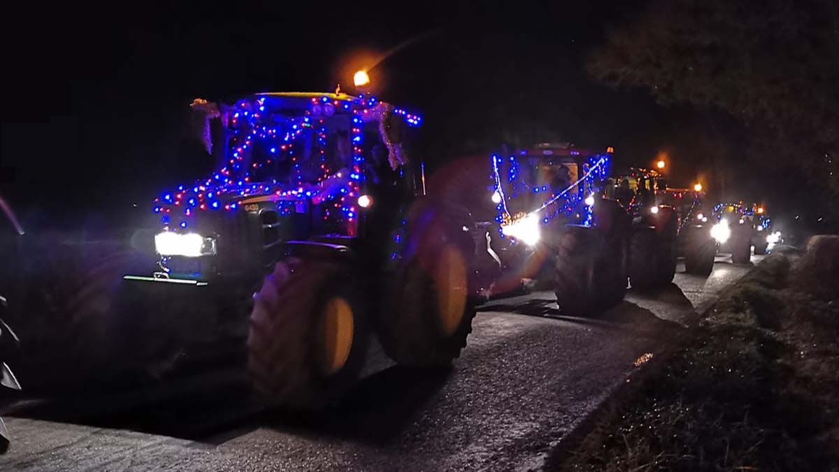 Christmas Village Tractor Route confirmed for charity Christmas tractor run through villages near