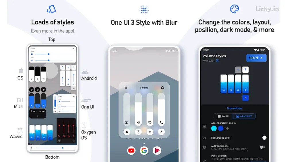 How to change Volume Panels in Android free Download Volume Styles