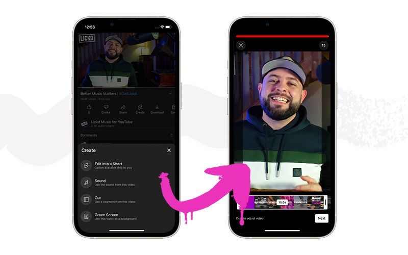 How to Make a Great YouTube Short in 3 Steps • Lickd