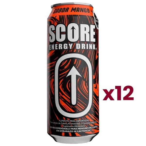 Energética Score Mango 473 ml x 12 un. Licor 3B