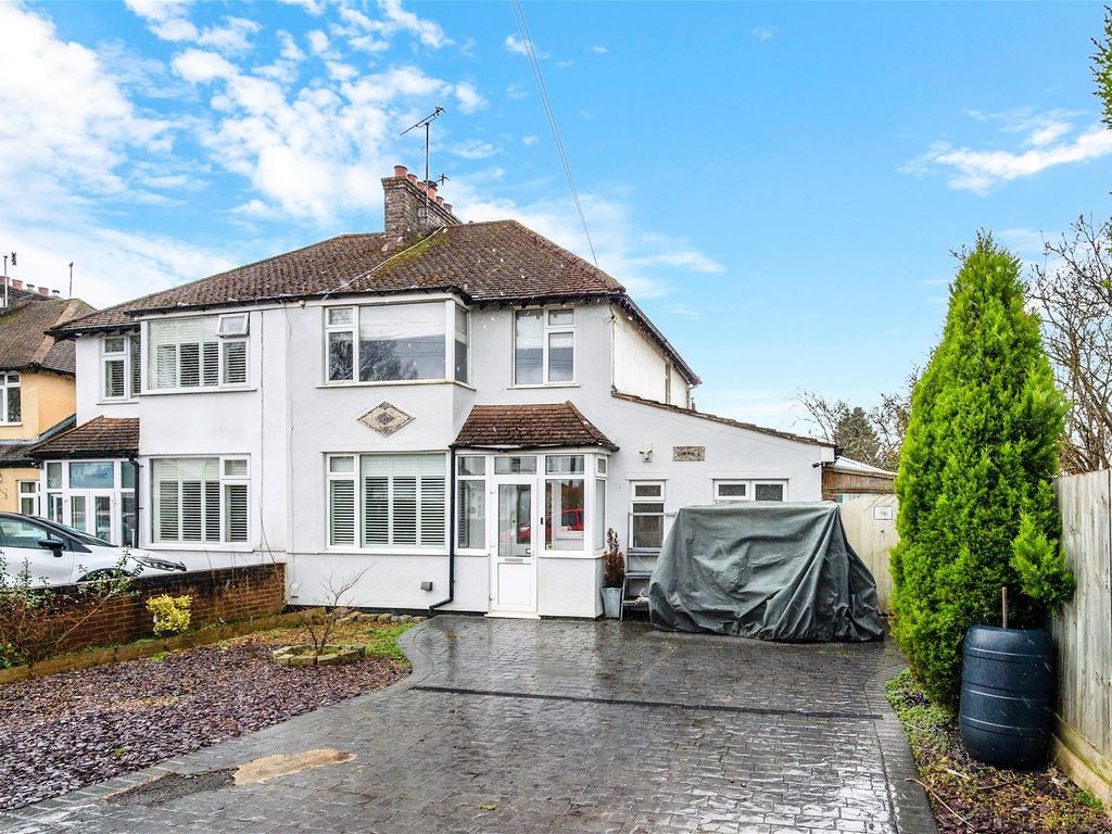 3 bed semidetached house for sale in Holland Crescent, Oxted, Surrey