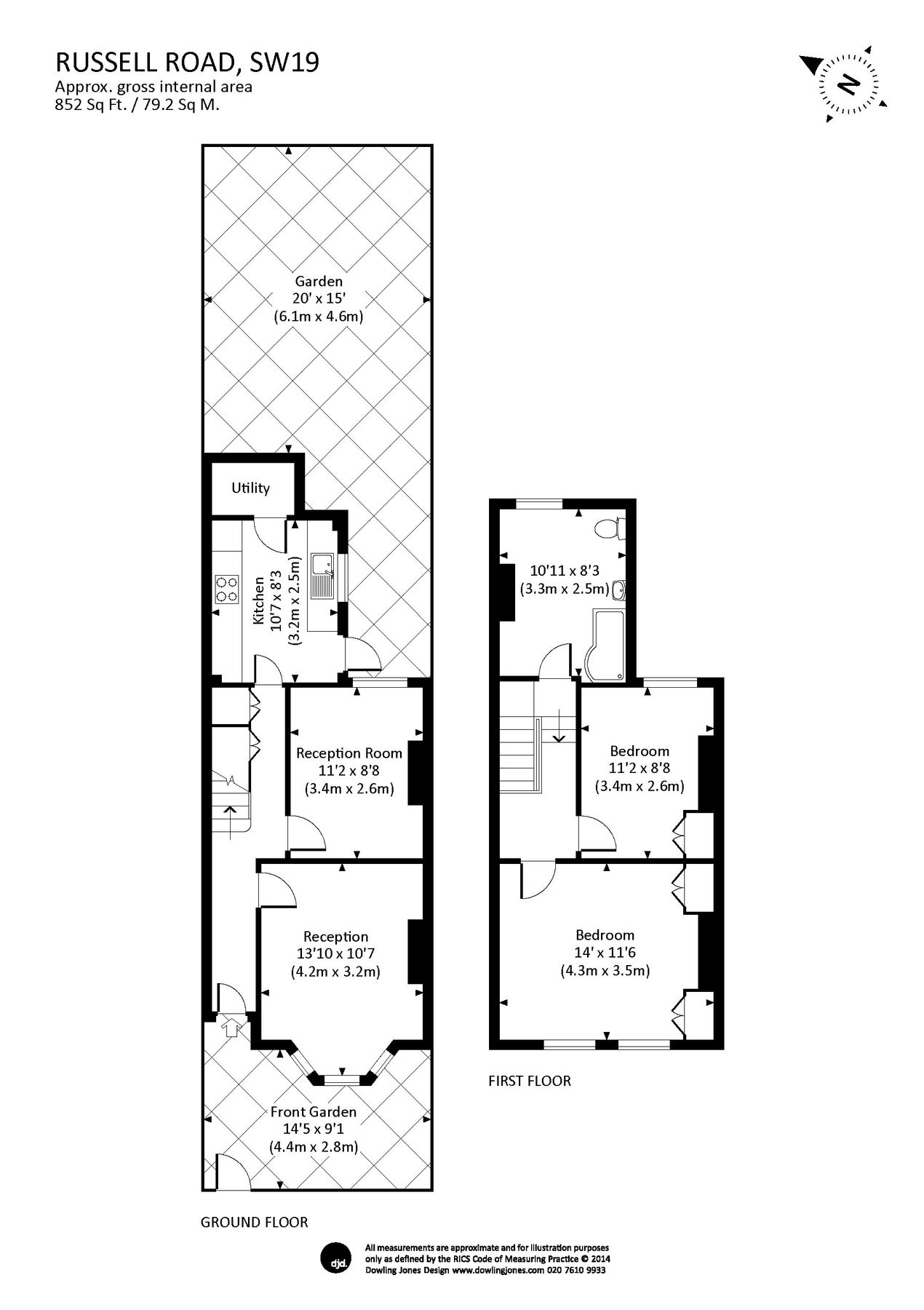 2 bed property to rent in Russell Road, London SW19 Zoopla
