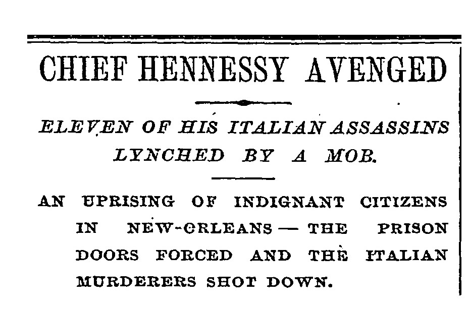 THREE YEARS AGO, NEW ORLEANS MADE AN APOLOGY FOR THE LYNCHING OF 11