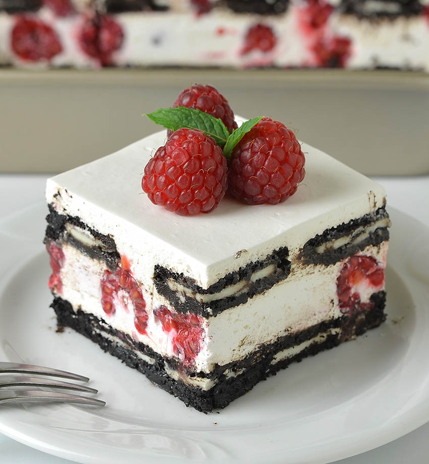 Raspberry Icebox Cake Lidia's Cookbook