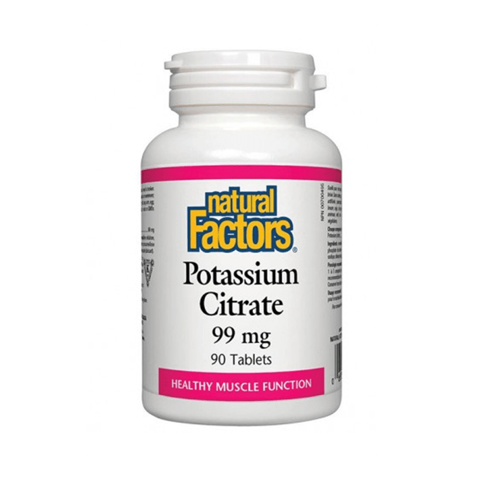 Buy Natural Factors Potassium Citrate 99 mg 90 tablets Life Pharmacy